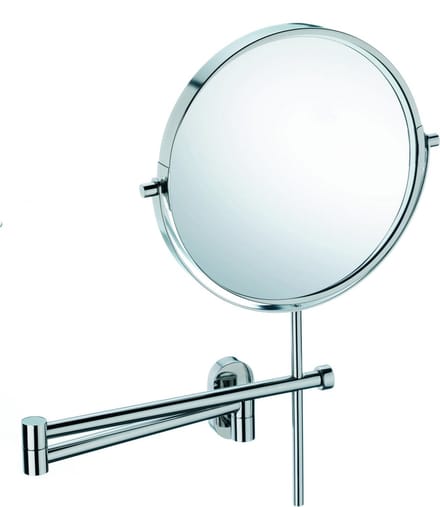 Lucido Spiegel met Wandbevestiging - Zilver - Kela