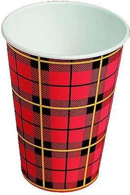 Scotty Koffiebeker - Rood Karton - 100 stuks - 180 cc