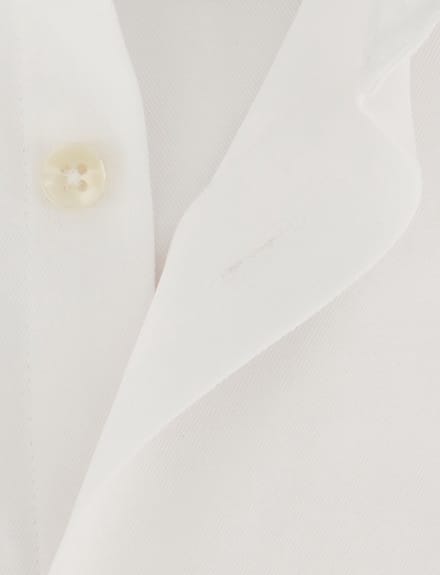 Ledub overhemd slim fit wit cutaway boord klassiek