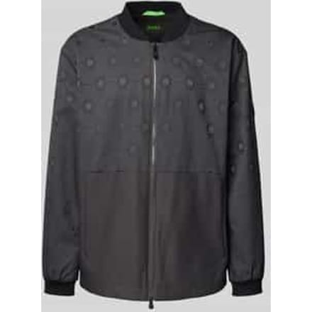 Regular fit lange bomberjack met tweewegritssluiting