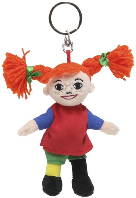 Kinderboeken Pippi Langkous zachte sleutelhanger - Pippi accessoire.