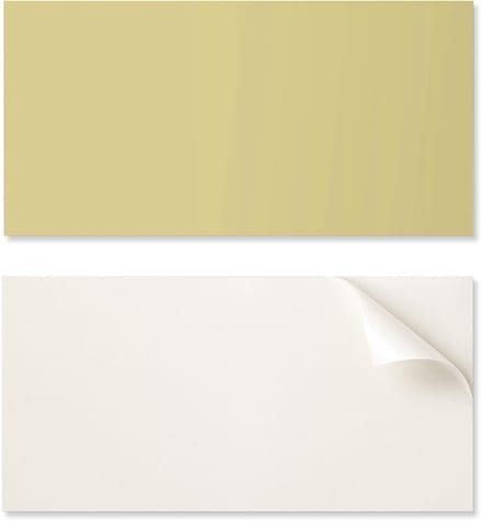 Vinyl wandpaneel voor moderne interieurdecoratie, 100x50 cm, geel
