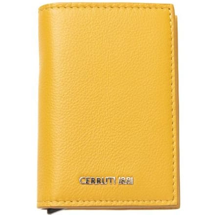 Cerruti 1881 Gele Kalfsleren Heren Portemonnee