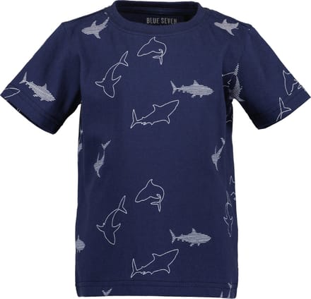 Blue Seven - Jongens Shirt - Navy - Maat 98