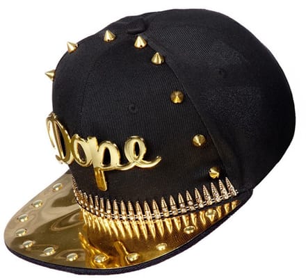 Baseball Pet "Dope" Zwart-Goud