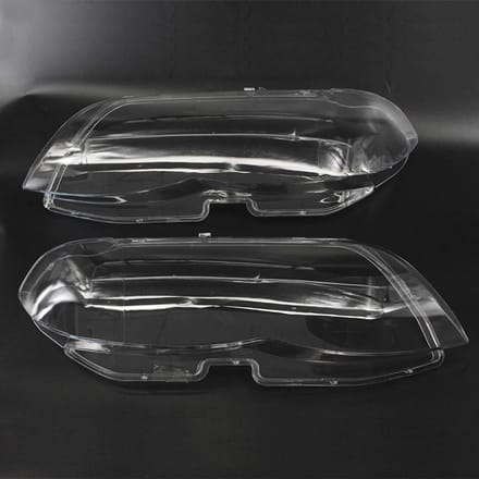 Koplamp Lens Plastic Afdekking wit