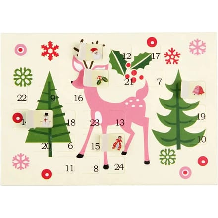 Advent mini kerstkaart Rex London 50S Christmas