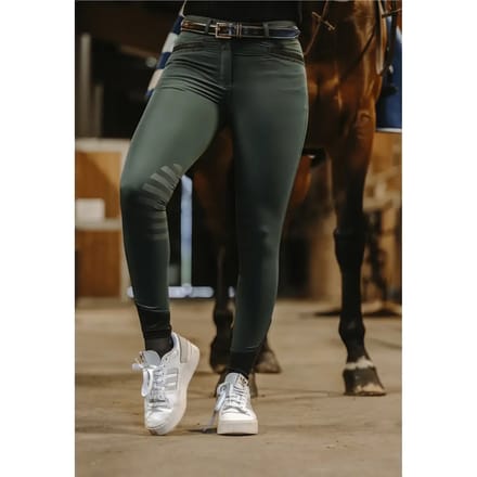 Dames rijbroek met middengrip Equithème Safir