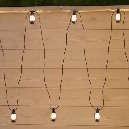 Lamkur LED lichtketting Garlands, lengte 1000 cm, zwart, 10-lamps.