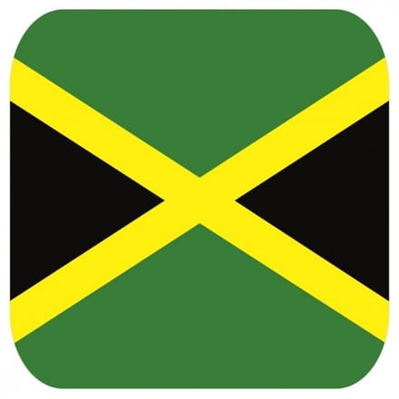Bierviltjes Jamaicaanse vlag vierkant 15 st