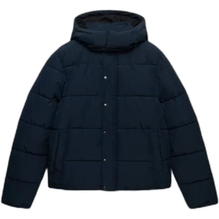 Superdry Premium Hood Puffer Casual winterjas heren Donkerblauw M