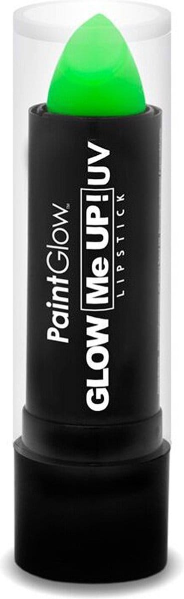 Paintglow Lippenstift/lipstick - neon groen - UV/blacklight - 4,5 gram - schmink/make-up