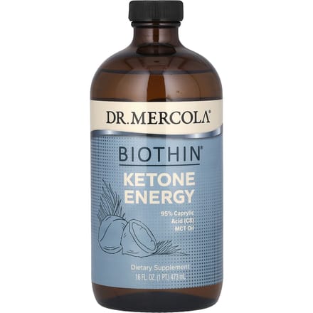 Dr. Mercola - Biothin - Ketone Energy - MCT Oil - 95% Caprylzuur - C8 - 473 ml