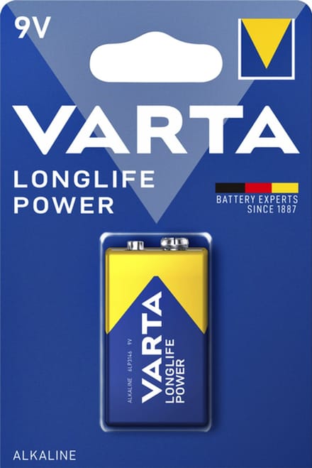 Varta - Batterij - Blok E - 9 Volt