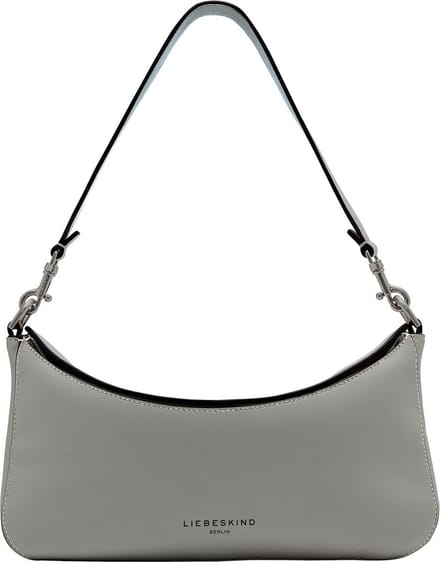 LIEBESKIND BERLIN Leren Schoudertas Alessa 2 Kodiaq Hobo Bag Thunder Grijs