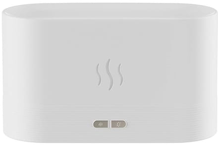 Creatieve simulatie vlam aroma diffuser Aroma diffuser voor thuiskantoor desktop - wit