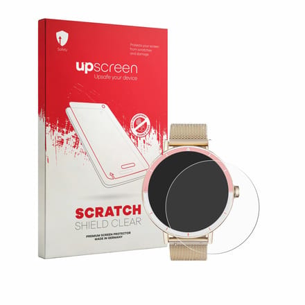 upscreen - Screenprotector voor Keeponfit Smartwatch 1.27" - Folie Beschermfolie transparant