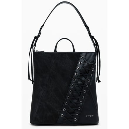 Desigual vrijetijdsrugzak rugzak Pretoria Patch Tango Mini Backpack Black zwart