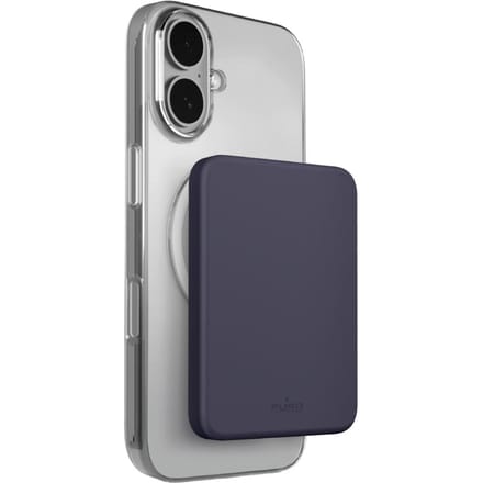 Puro 4200mAh ultra-thin compatible with MagSafe USB-C - gray - 4200 mAh