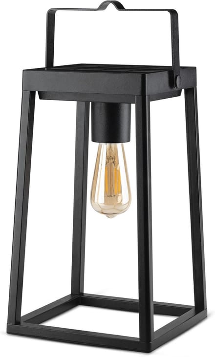 Waterdichte Solar Lantaarn met 3 Lichtmodi - Oplaadbare LED Tuindecoratie voor Buiten