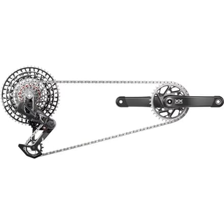 Volledige fietsgroep Sram XX-SL PM T-type AXS Eagle Q168 CL55 Dub 10/52