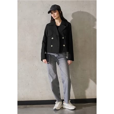 Korte trenchcoat