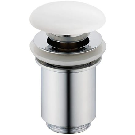 Kronenbach Pop Up Drain Valve round, long, ceramic cover 41.321.600.1000