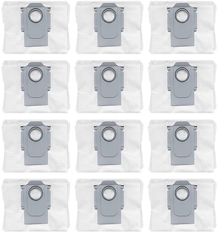 Stofzuigerzakken Geschik voor Roborock S7 Maxv Ultra/S7 Pro Ultra/Q5/Plus/Q7/Plus/Max/Plus 12-pack