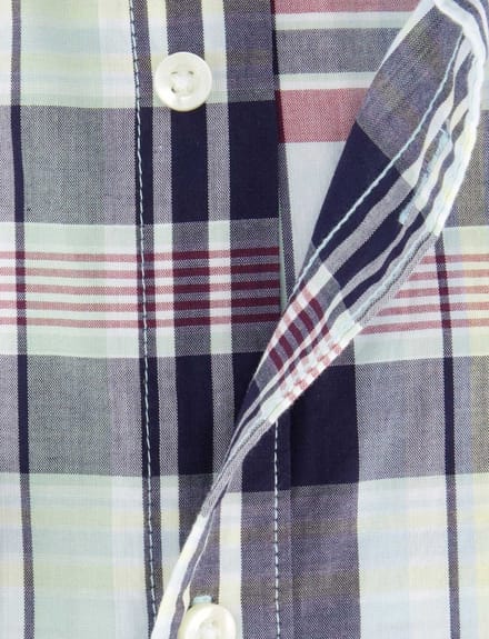 Barbour casual overhemd lichtblauw