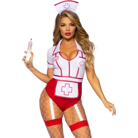 Damesbody Leg Avenue Nurse Feelgood