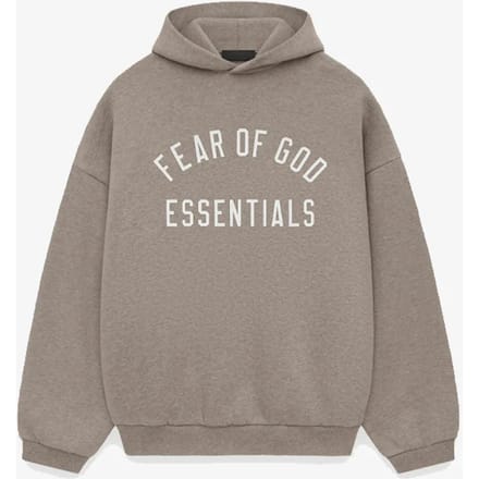 Fear of God Essentials Fleece Heather Gray FW24 Hoodie