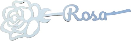 Gepersonaliseerde houten roos - 20 cm