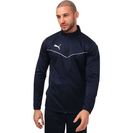 Puma Heren Team Rise Vochtregulerende Reguliere Trainingsjas (Marineblauw)