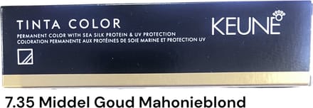 Keune Tinta 7.35 Middel Goud Mahonieblond 60 ml