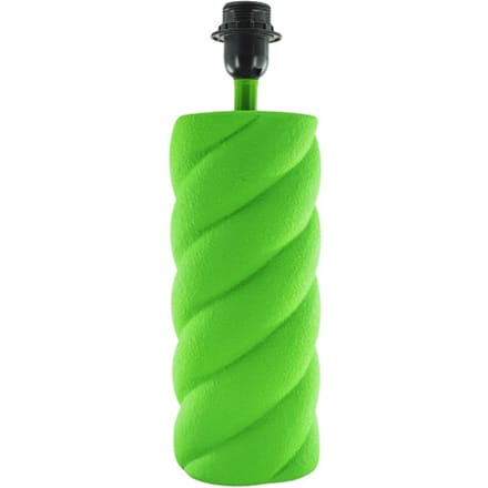 Housevitamin Tafellamp Gedraaide Spek – Fluor Groen – Keramiek – E27 – 28 cm