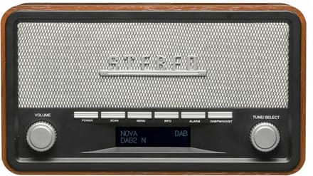 AHD® CD Speler - CD Speler Bluetooth - FM radio - Bruin - 27cm x 11cm x 15cm