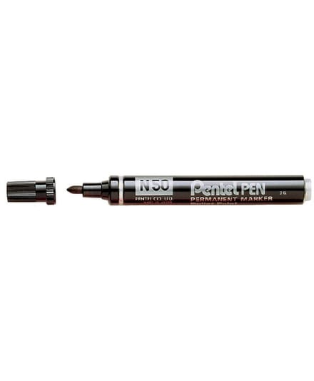 Viltstift Pentel N50 rond 1.5-3mm zwart