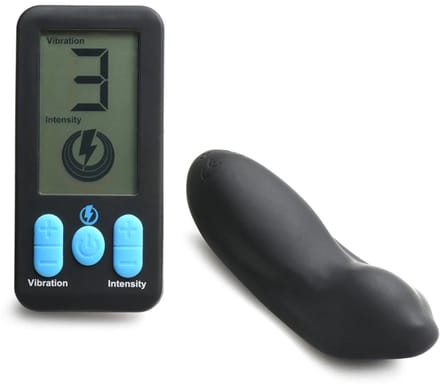 XR Brands - E-Stim Panty Vibe with Remote Control - Black