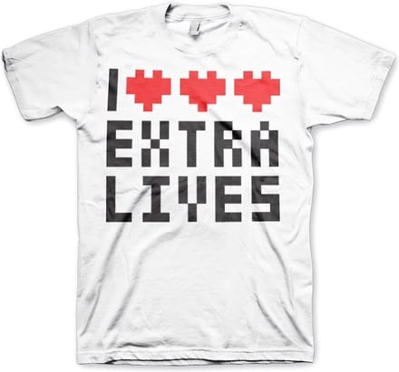 Hybris I Love Extra Lives T-shirt White