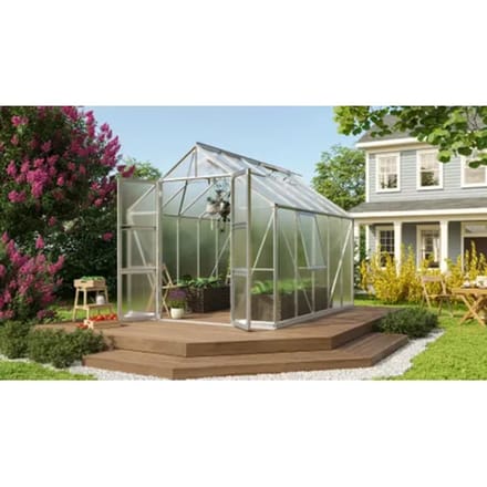 Vitavia Tuinkas Olymp 8300 - Polycarbonaat 4mm - Aluminium - 257x325x254cm