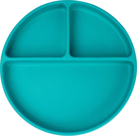 JU&MP Bord Zuignap - Baby - Kinderservies - Kinderbord - Onbreekbaar - Lichtblauw