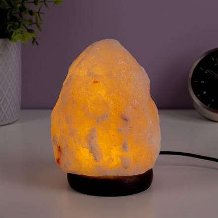 Zoutlamp met ledverlichting - Warm-wit licht van OOTB