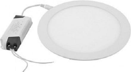 18w - Led paneel - Rond - Dimbaar - 6400K - Koud wit