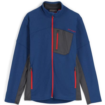 Spyder Bandit Fleece Met Volledige Rits Blauw M Man