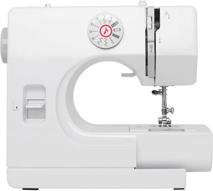 Naaimachine - Huishoudelijk apparaat - Kleding repareren - Multifunctioneel - 28.5x13.6x14.8cm - Wit