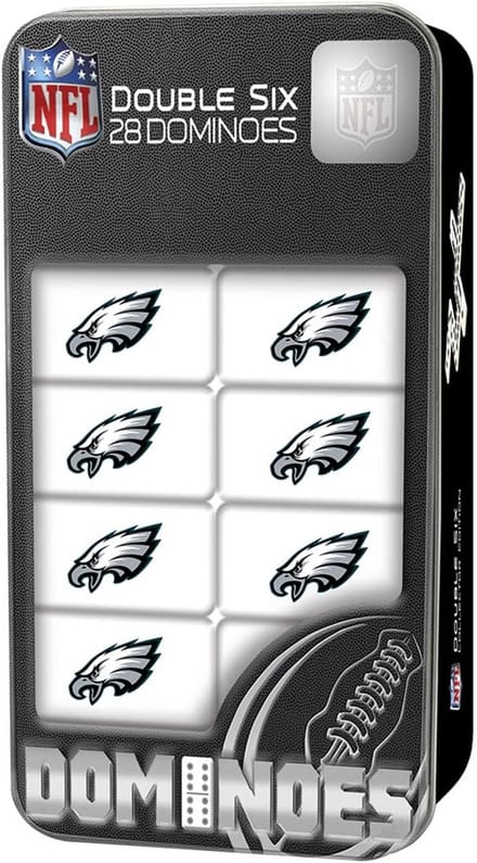 NFL Sports Domino's - Blauw - 7.5" x 2" x 4.5"