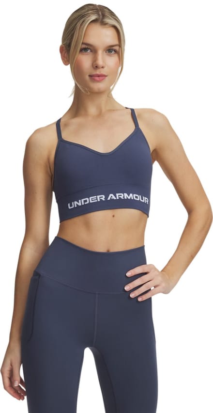 Under Armour Vanish Seamless Low Bra Dames Sportbeha - Navy