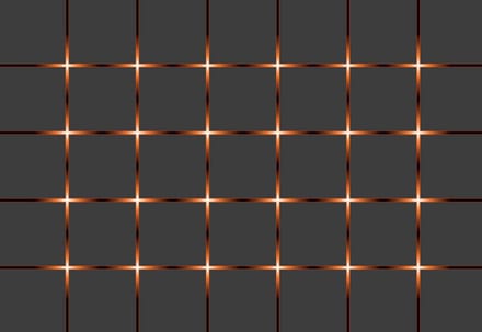 Fotobehang Pattern Squares Light Flash | PANORAMIC - 250cm x 104cm | 130g/m2 Vlies