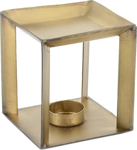 HomeBound by KY | Geurbrander Goud Cube | Amberblokjes Geurblokjes | Geurbrander