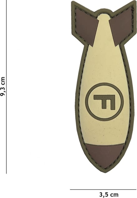 101 Inc Embleem 3D Pvc F. Bom Coyote  11115